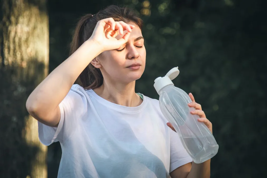 Patient receiving IV hydration therapy for dehydration at Ideal Wellness Baltimore